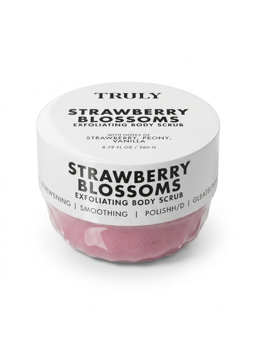 Truly Strawberry Blossoms Exfoliating Body Scrub 8.79oz MSRP $36 | NEW | SEALED